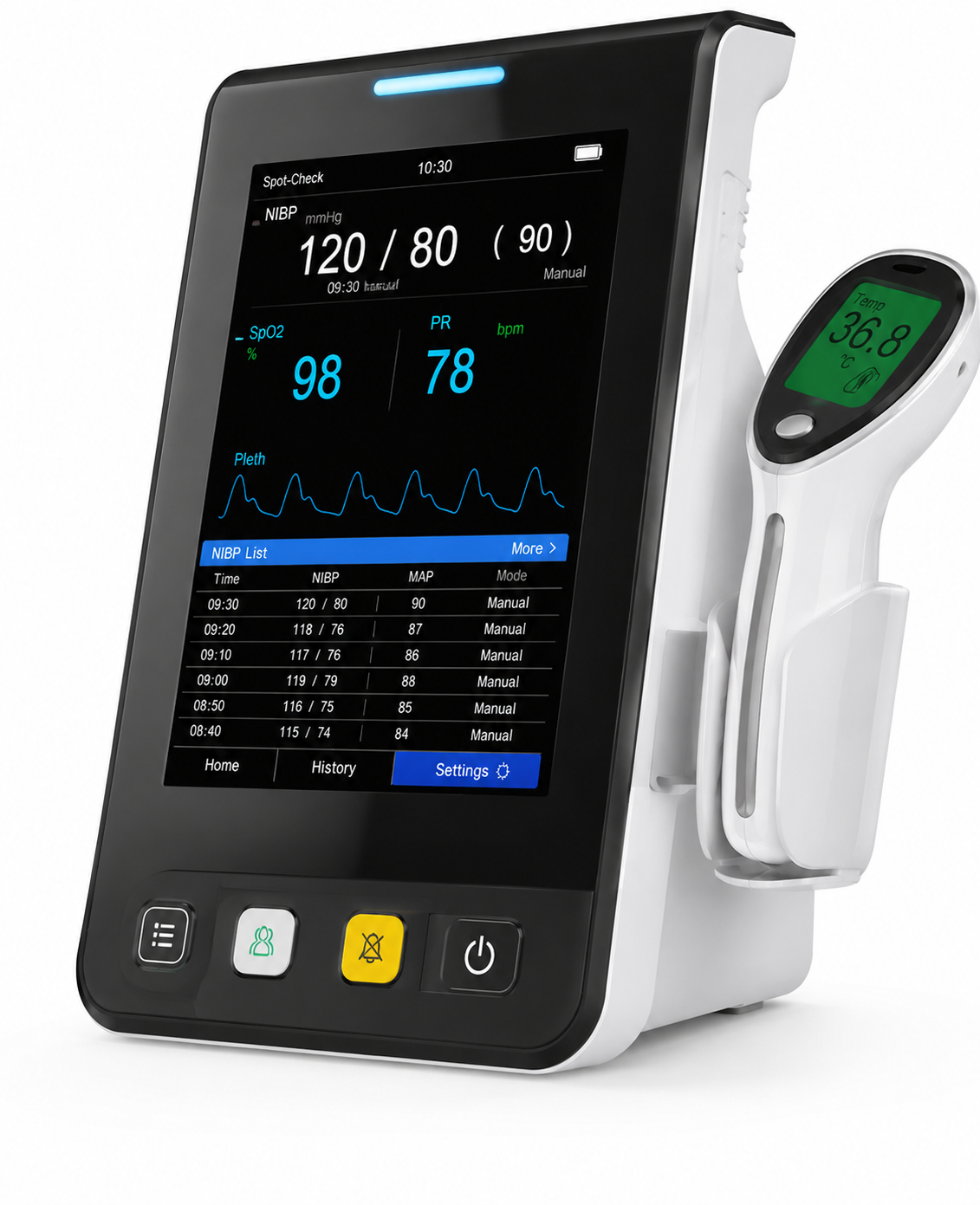 E8 vital signs monitor