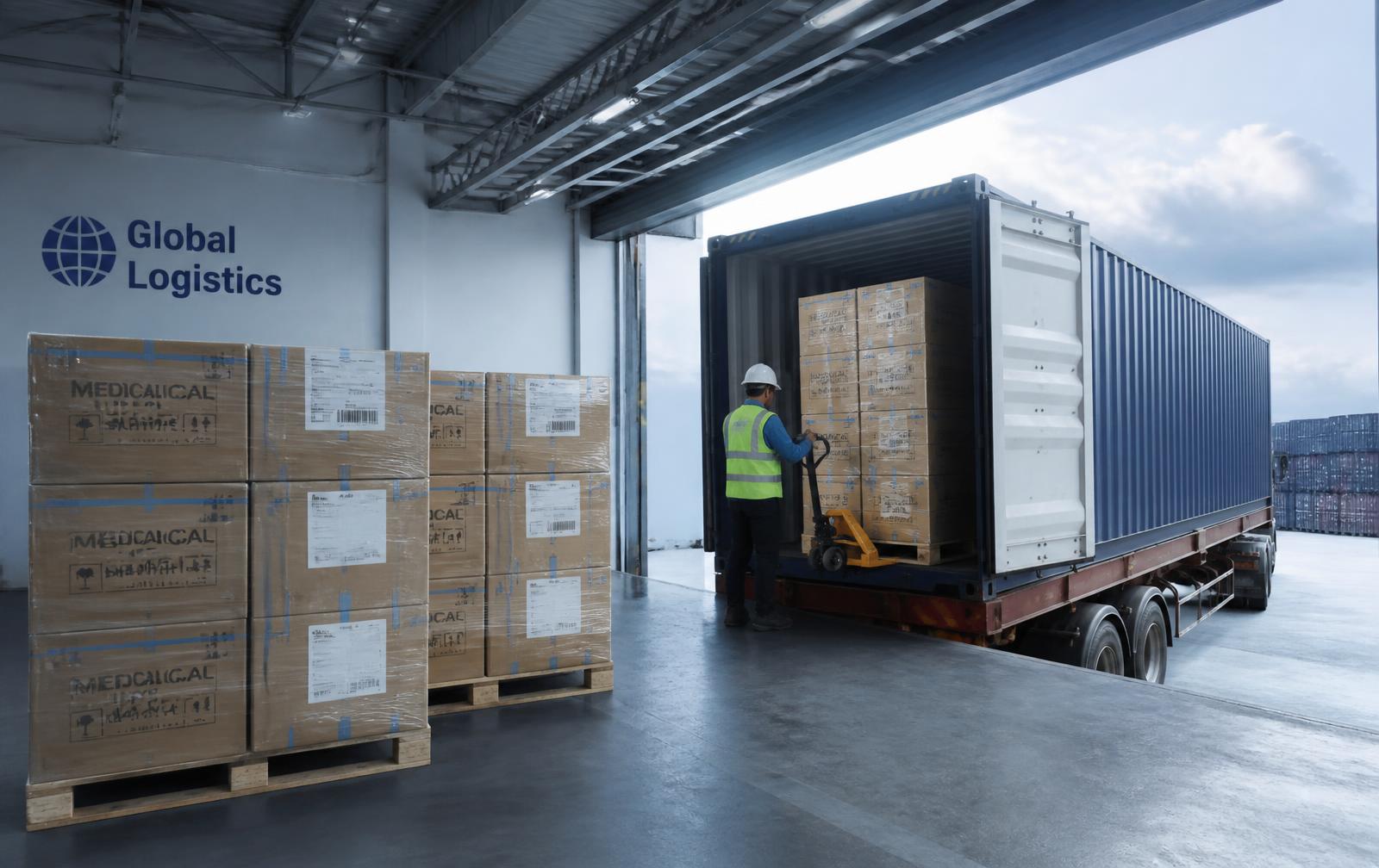 Internationale logistiek en import van medische goederen