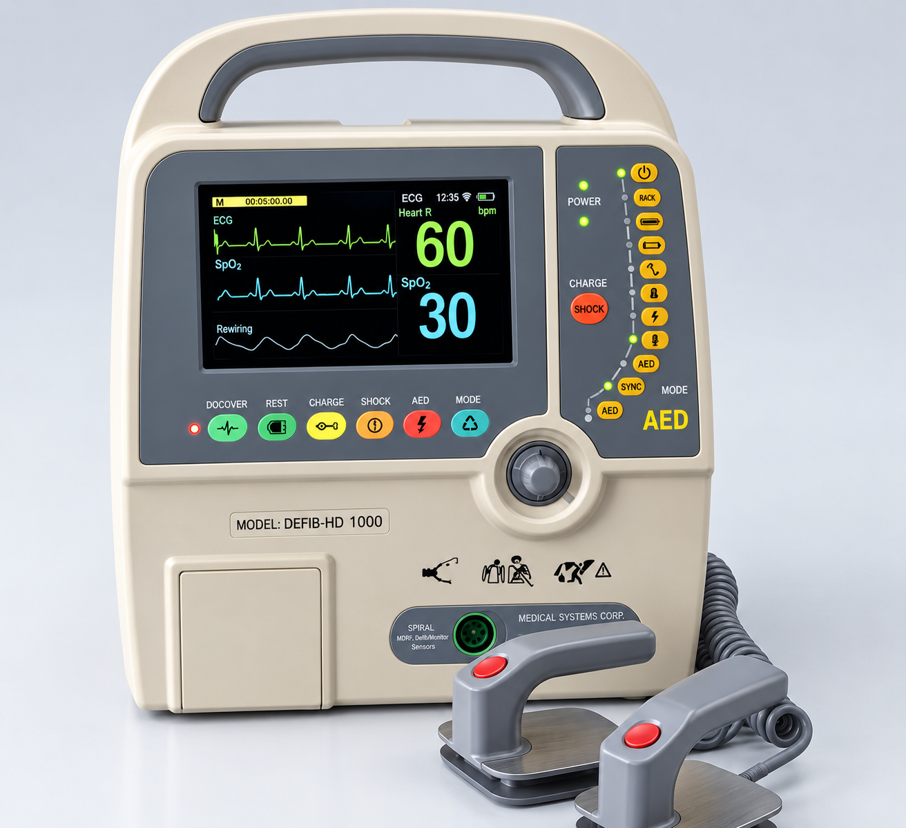 Defibrillator / Bifasisch KCD-5