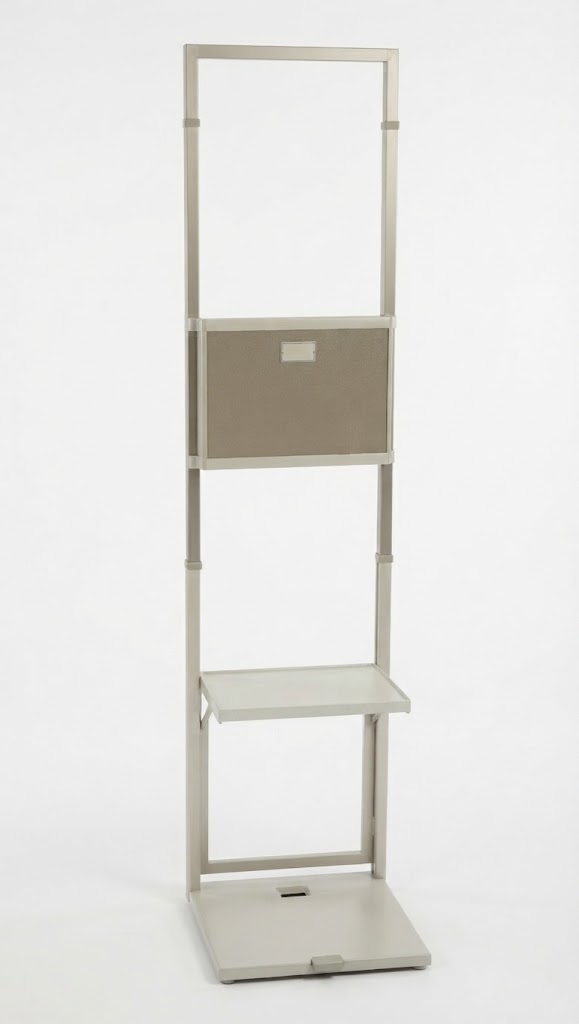 Standing X-ray film cassette shelf