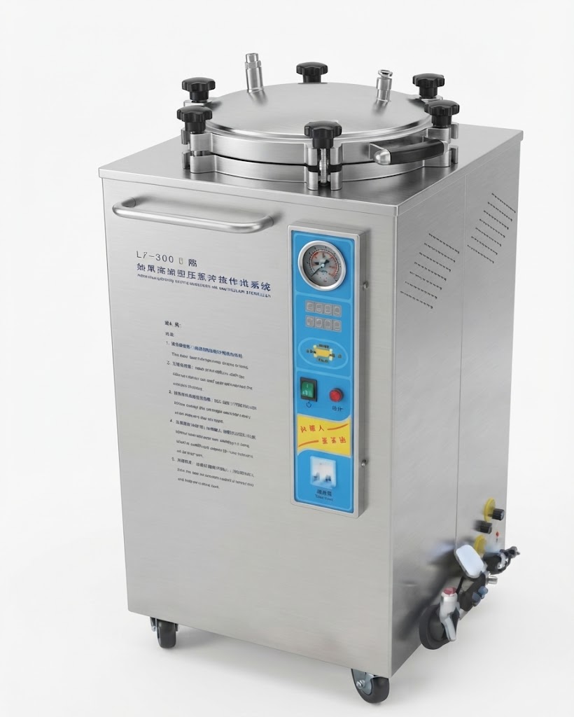 Digitaal vertical autoclave
