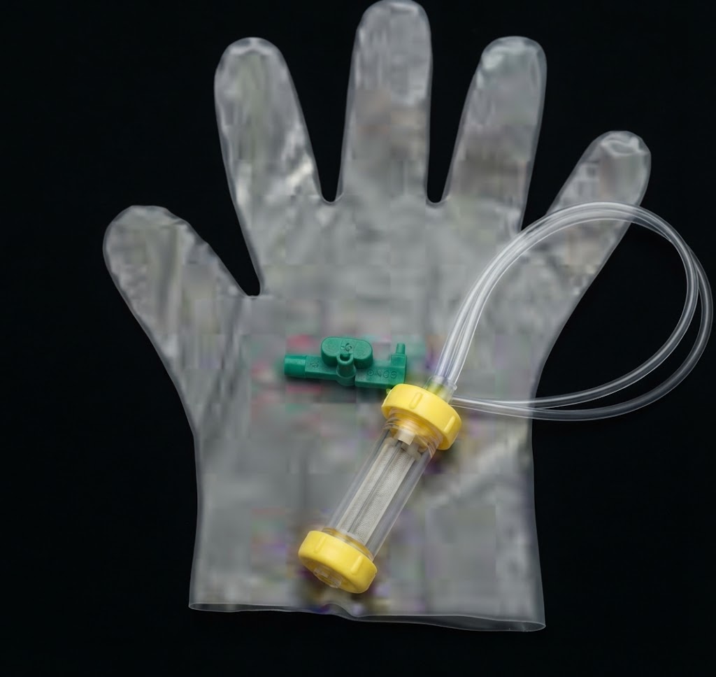 Sputum suction bag A