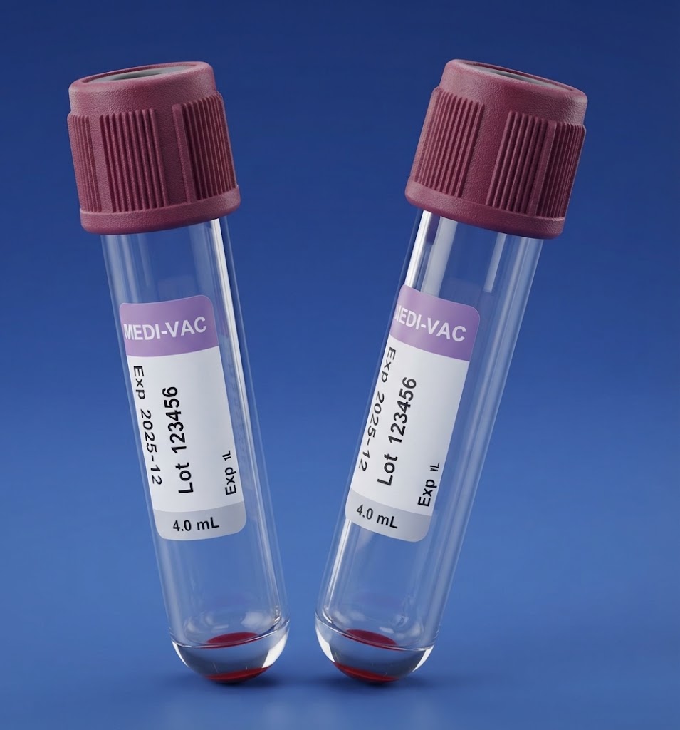 Micro Bloedafname tube, EDTA, K2/K3