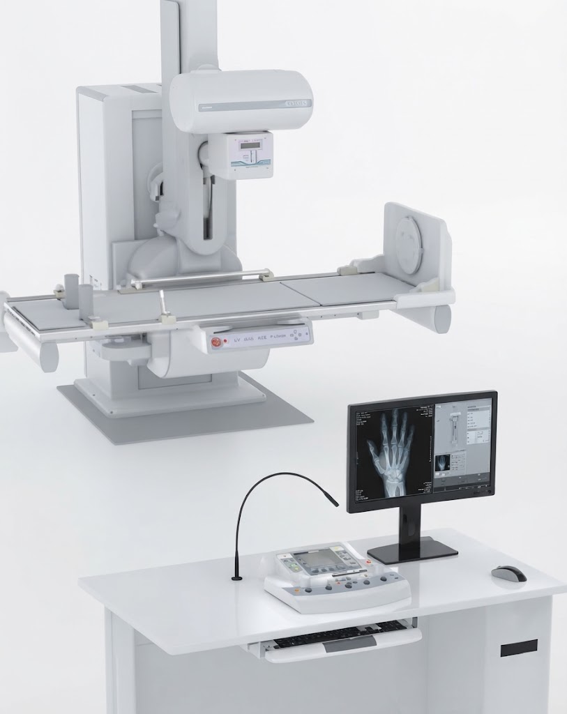 Dynamic gastrointestinal fluoroscopy machine