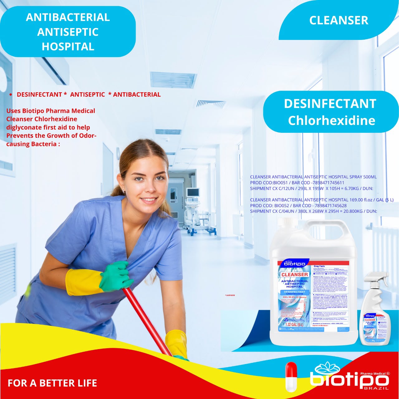 Cleanser — antibacterieel & antiseptisch