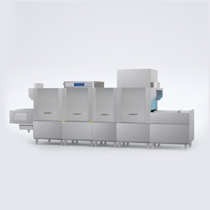 Industriële transportbandvaatwasmachine